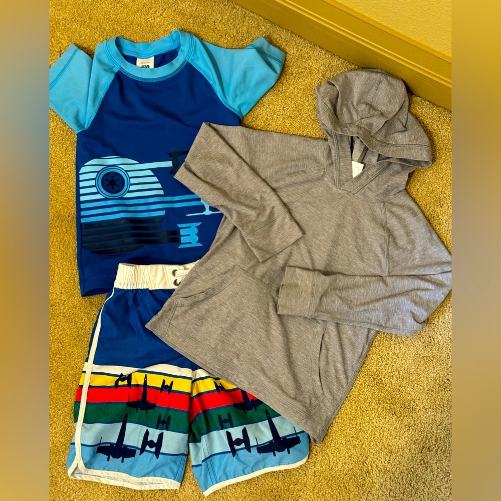 Like new Star Wars Hanna Anderson swim set
